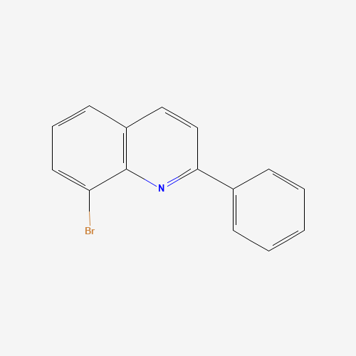 8-bromo-2-phenylquinoline (CAS: 871507-80-1) - Chemical Structure and Molecular Formula 