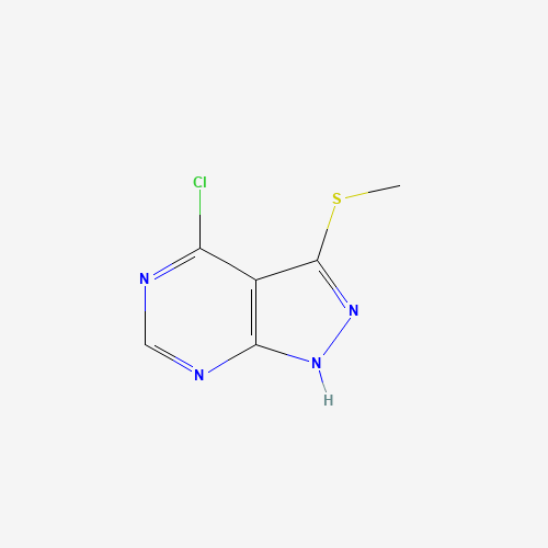 4-chloro-3-methylsulfanyl-1H-pyrazolo[3,4-d]pyrimidine (CAS: 130224-66-7) - Related Chemical Product