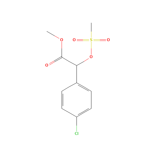 methyl 2-(4-chlorophenyl)-2-methylsulfonyloxyacetate (CAS: 186025-92-3) - Related Chemical Product
