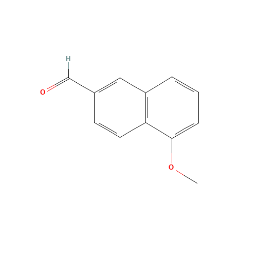 5-methoxynaphthalene-2-carbaldehyde (CAS: 56894-94-1) - Chemical Structure and Molecular Formula 