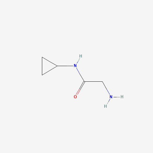 2-amino-N-cyclopropylacetamide (CAS: 120436-02-4) - Chemical Structure and Molecular Formula 