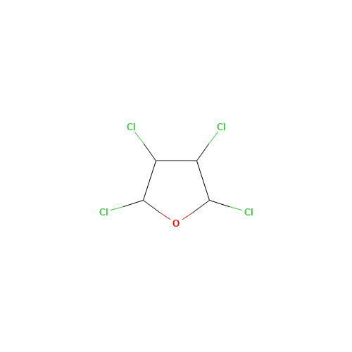 2,3,4,5-tetrachlorooxolane (CAS: 4303-16-6) - Chemical Structure and Molecular Formula 