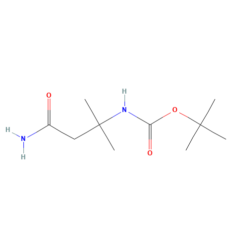 tert-butyl N-(4-amino-2-methyl-4-oxobutan-2-yl)carbamate (CAS: 1355083-45-2) - Related Chemical Product