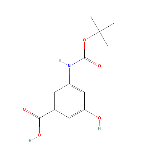 3-hydroxy-5-[(2-methylpropan-2-yl)oxycarbonylamino]benzoic acid (CAS: 232595-59-4) - Related Chemical Product