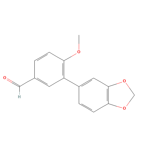 3-(1,3-benzodioxol-5-yl)-4-methoxybenzaldehyde (CAS: 628710-78-1) - Related Chemical Product