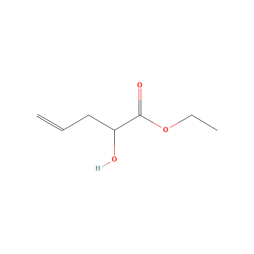 ethyl 2-hydroxypent-4-enoate (CAS: 157920-22-4) - Chemical Structure and Molecular Formula 