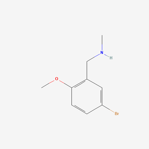 1-(5-bromo-2-methoxyphenyl)-N-methylmethanamine (CAS: 137469-70-6) - Related Chemical Product