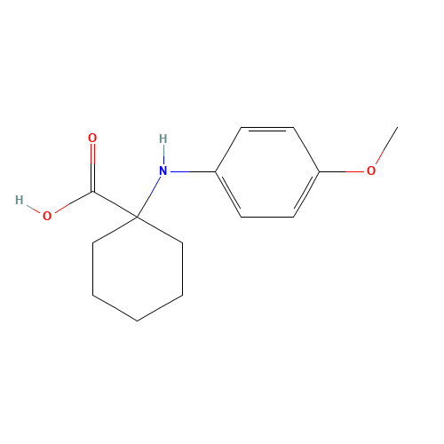1-(4-methoxyanilino)cyclohexane-1-carboxylic acid (CAS: 886496-96-4) - Related Chemical Product