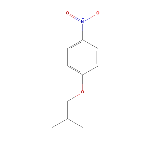 1-(2-methylpropoxy)-4-nitrobenzene (CAS: 57027-72-2) - Chemical Structure and Molecular Formula 