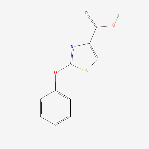 2-phenoxy-1,3-thiazole-4-carboxylic acid (CAS: 400776-26-3) - Chemical Structure and Molecular Formula 
