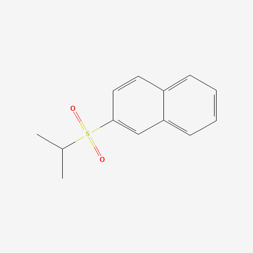 2-propan-2-ylsulfonylnaphthalene (CAS: 72176-73-9) - Chemical Structure and Molecular Formula 