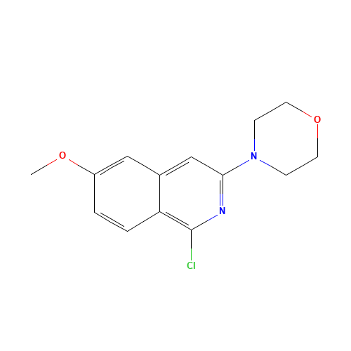 4-(1-chloro-6-methoxyisoquinolin-3-yl)morpholine (CAS: 630424-48-5) - Related Chemical Product