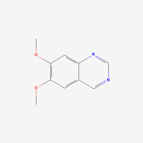 6,7-dimethoxyquinazoline (CAS: 4101-33-1) - Chemical Structure and Molecular Formula 