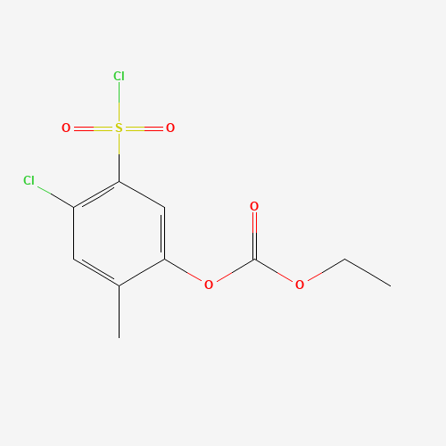 (4-chloro-5-chlorosulfonyl-2-methylphenyl) ethyl carbonate (CAS: 1245807-01-5) - Related Chemical Product