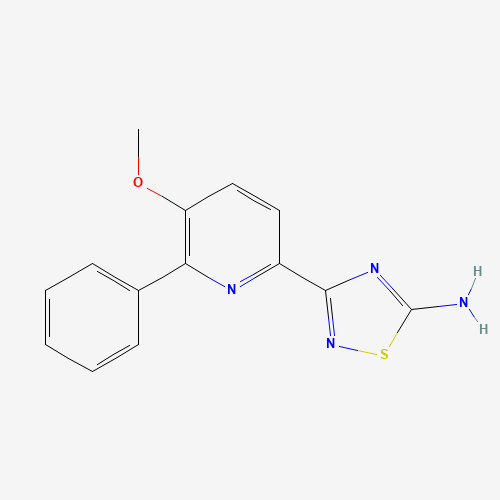 3-(5-methoxy-6-phenylpyridin-2-yl)-1,2,4-thiadiazol-5-amine (CAS: 1179360-14-5) - Related Chemical Product