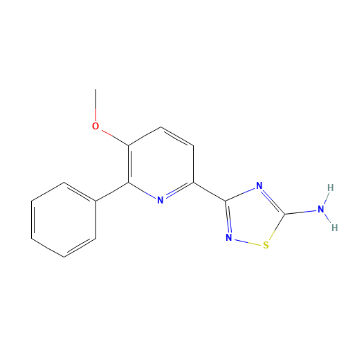 3-(5-methoxy-6-phenylpyridin-2-yl)-1,2,4-thiadiazol-5-amine (CAS: 1179360-14-5) - Related Chemical Product