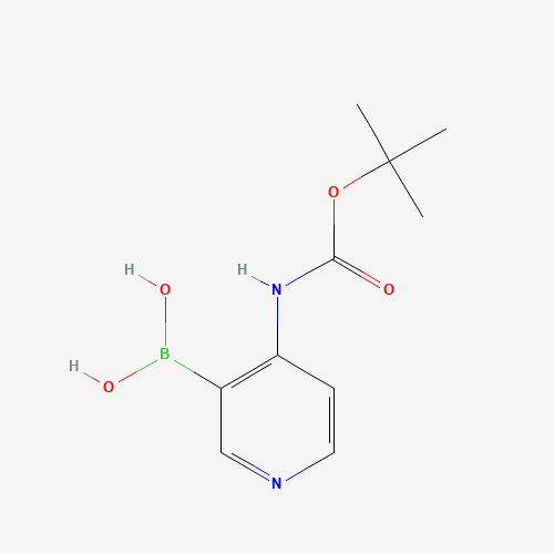 [4-[(2-methylpropan-2-yl)oxycarbonylamino]pyridin-3-yl]boronic acid (CAS: 863752-59-4) - Related Chemical Product