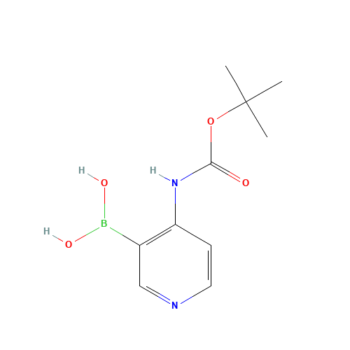 [4-[(2-methylpropan-2-yl)oxycarbonylamino]pyridin-3-yl]boronic acid (CAS: 863752-59-4) - Related Chemical Product