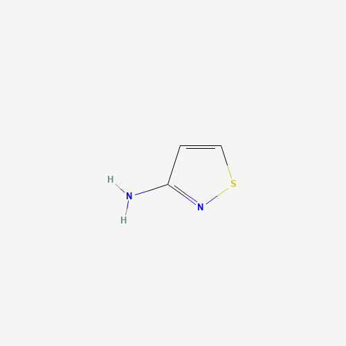 1,2-thiazol-3-amine (CAS: 4592-62-5) - Chemical Structure and Molecular Formula 