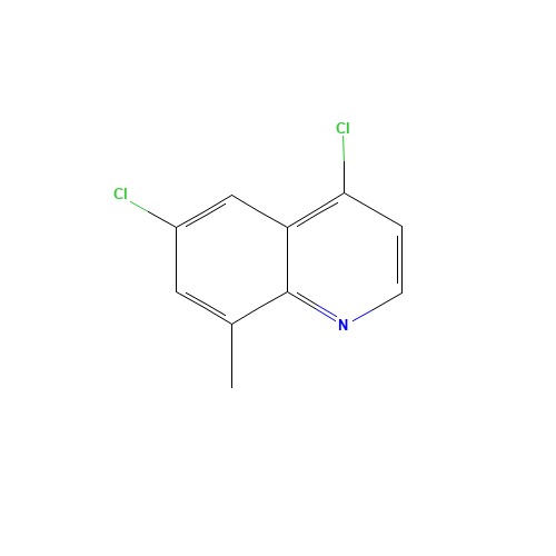 4,6-dichloro-8-methylquinoline (CAS: 948292-34-0) - Chemical Structure and Molecular Formula 