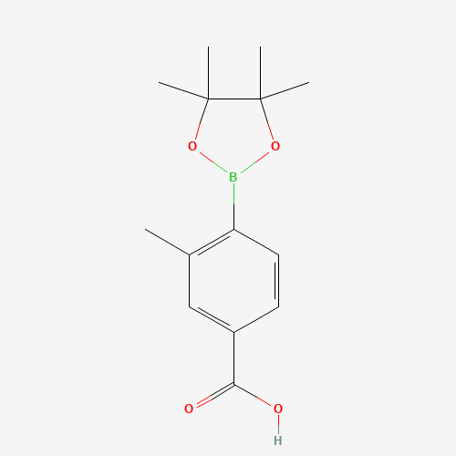 3-methyl-4-(4,4,5,5-tetramethyl-1,3,2-dioxaborolan-2-yl)benzoic acid (CAS: 269409-74-7) - Related Chemical Product
