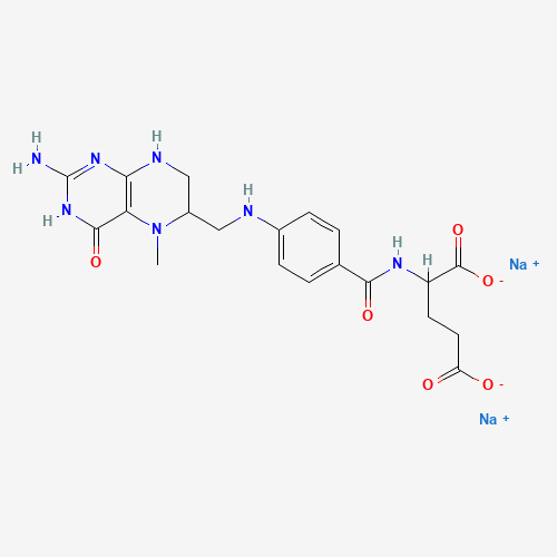 disodium;2-[[4-[(2-amino-5-methyl-4-oxo-1,6,7,8-tetrahydropteridin-6-yl)methylamino]benzoyl]amino]pentanedioate (CAS: 68792-52-9) - Related Chemical Product