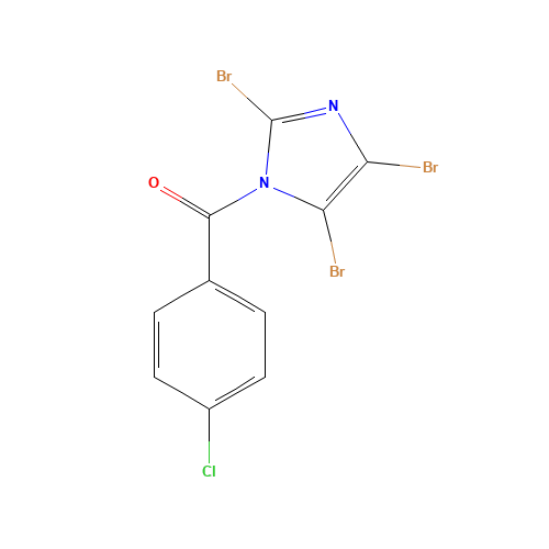 (4-chlorophenyl)-(2,4,5-tribromoimidazol-1-yl)methanone (CAS: 15287-32-8) - Related Chemical Product