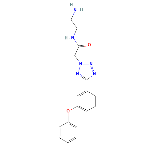 N-(2-aminoethyl)-2-[5-(3-phenoxyphenyl)tetrazol-2-yl]acetamide (CAS: 1305320-68-6) - Related Chemical Product