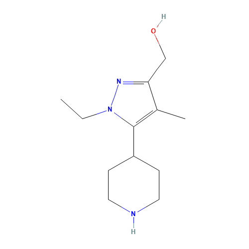 (1-ethyl-4-methyl-5-piperidin-4-ylpyrazol-3-yl)methanol (CAS: 419571-89-4) - Related Chemical Product