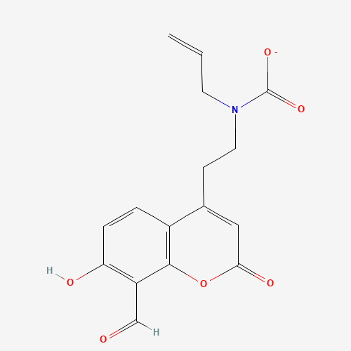 N-[2-(8-formyl-7-hydroxy-2-oxochromen-4-yl)ethyl]-N-prop-2-enylcarbamate (CAS: 1607803-34-8) - Related Chemical Product
