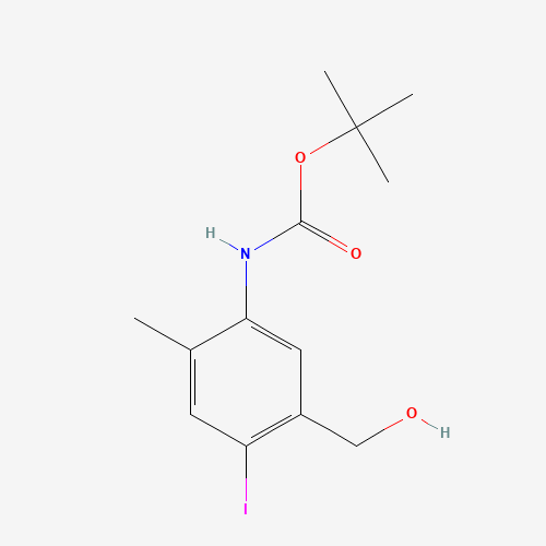 tert-butyl N-[5-(hydroxymethyl)-4-iodo-2-methylphenyl]carbamate (CAS: 885608-81-1) - Related Chemical Product