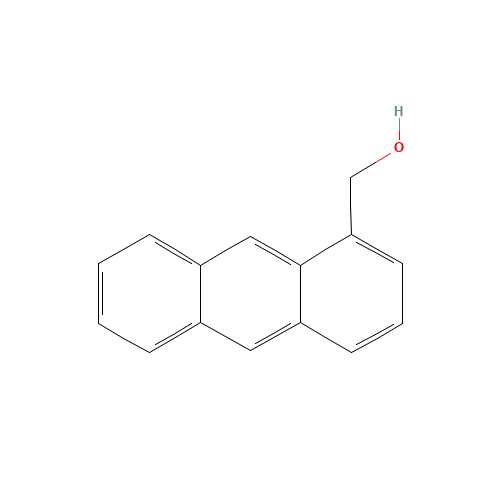 anthracen-1-ylmethanol (CAS: 22863-81-6) - Chemical Structure and Molecular Formula 
