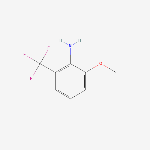 2-methoxy-6-(trifluoromethyl)aniline (CAS: 133863-87-3) - Chemical Structure and Molecular Formula 