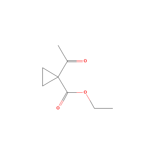 ethyl 1-acetylcyclopropane-1-carboxylate (CAS: 32933-03-2) - Chemical Structure and Molecular Formula 