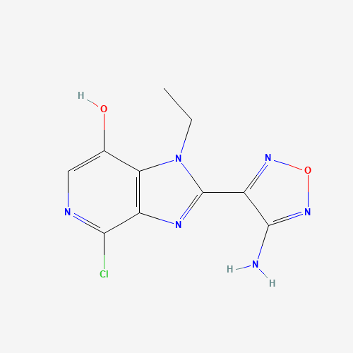 2-(4-amino-1,2,5-oxadiazol-3-yl)-4-chloro-1-ethylimidazo[4,5-c]pyridin-7-ol (CAS: 842149-46-6) - Related Chemical Product