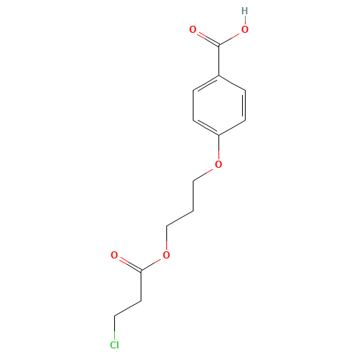 4-[3-(3-chloropropanoyloxy)propoxy]benzoic acid (CAS: 182922-16-3) - Related Chemical Product