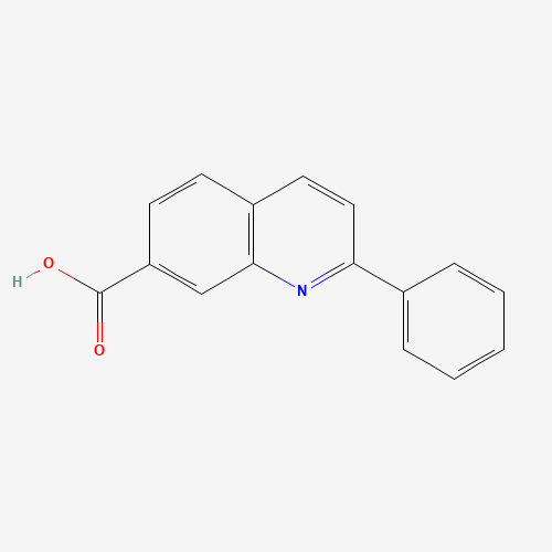 2-phenylquinoline-7-carboxylic acid (CAS: 841297-69-6) - Chemical Structure and Molecular Formula 