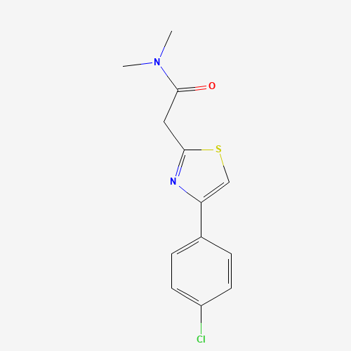 2-[4-(4-chlorophenyl)-1,3-thiazol-2-yl]-N,N-dimethylacetamide (CAS: 679802-69-8) - Related Chemical Product