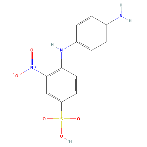 4-(4-aminoanilino)-3-nitrobenzenesulfonic acid (CAS: 135-11-5) - Related Chemical Product