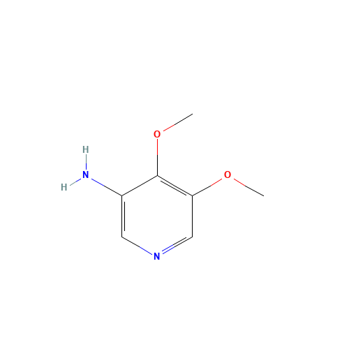 4,5-dimethoxypyridin-3-amine (CAS: 1087659-17-3) - Chemical Structure and Molecular Formula 