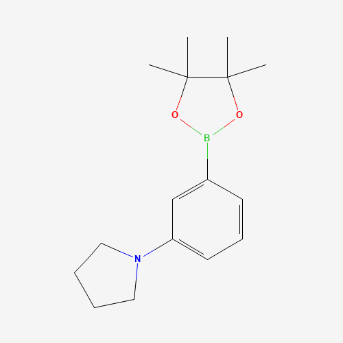 1-[3-(4,4,5,5-tetramethyl-1,3,2-dioxaborolan-2-yl)phenyl]pyrrolidine (CAS: 857283-63-7) - Related Chemical Product