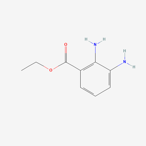 ethyl 2,3-diaminobenzoate (CAS: 37466-88-9) - Chemical Structure and Molecular Formula 