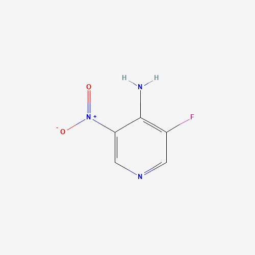 3-fluoro-5-nitropyridin-4-amine (CAS: 1232432-94-8) - Chemical Structure and Molecular Formula 