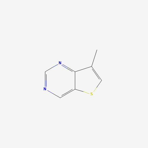 7-methylthieno[3,2-d]pyrimidine (CAS: 871013-26-2) - Chemical Structure and Molecular Formula 