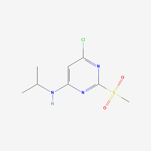 6-chloro-2-methylsulfonyl-N-propan-2-ylpyrimidin-4-amine (CAS: 1289386-49-7) - Related Chemical Product