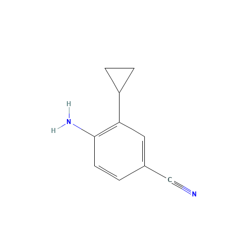 4-amino-3-cyclopropylbenzonitrile (CAS: 787528-17-0) - Related Chemical Product