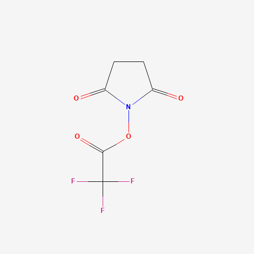 (2,5-dioxopyrrolidin-1-yl) 2,2,2-trifluoroacetate (CAS: 5672-89-9) - Chemical Structure and Molecular Formula 