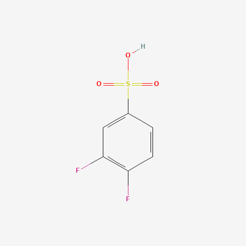3,4-difluorobenzenesulfonic acid (CAS: 1185115-56-3) - Chemical Structure and Molecular Formula 