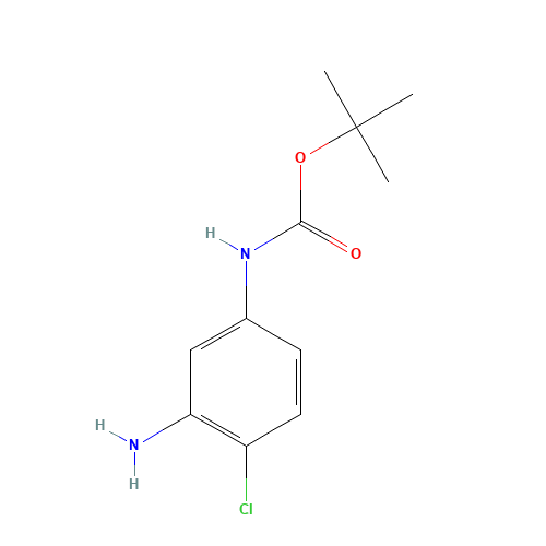 tert-butyl N-(3-amino-4-chlorophenyl)carbamate (CAS: 885270-73-5) - Related Chemical Product