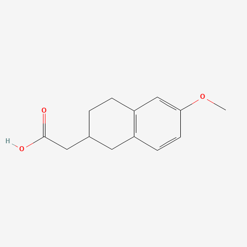 2-(6-methoxy-1,2,3,4-tetrahydronaphthalen-2-yl)acetic acid (CAS: 57351-00-5) - Related Chemical Product